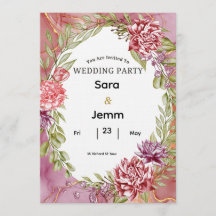 Invitation de mariage