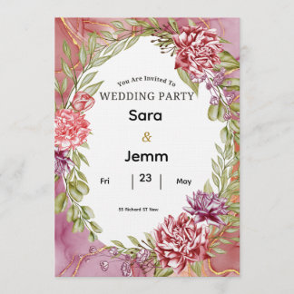 Invitation de mariage