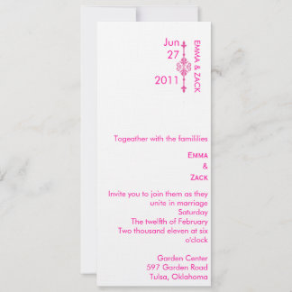 Invitation de mariage
