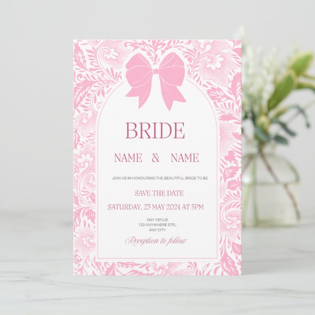 Invitation de mariage  (Debout devant)