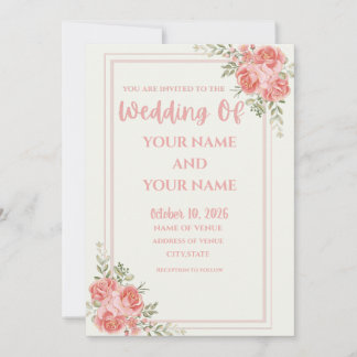 Invitation de mariage