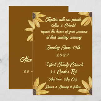 Invitation de mariage