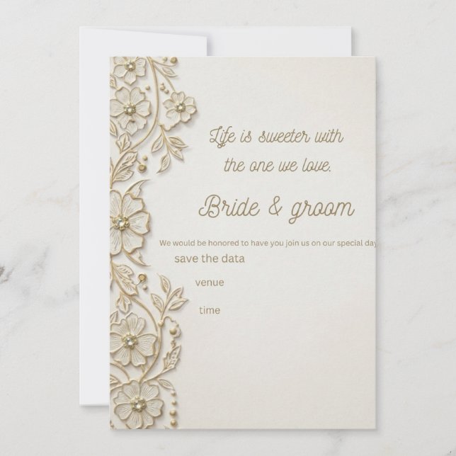 invitation de mariage (Devant)