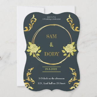 Invitation de mariage 