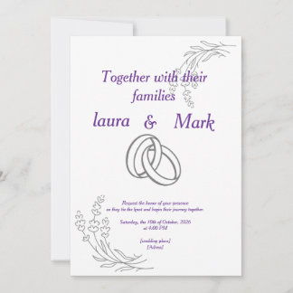 invitation de mariage
