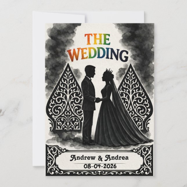 Invitation de mariage (Devant)