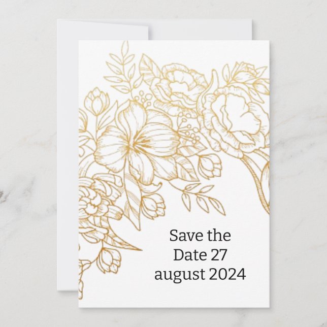 Invitation de mariage (Devant)