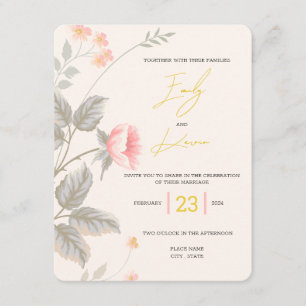 Invitation de mariage