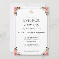 Invitation de mariage 1 Corinthiens 13:4