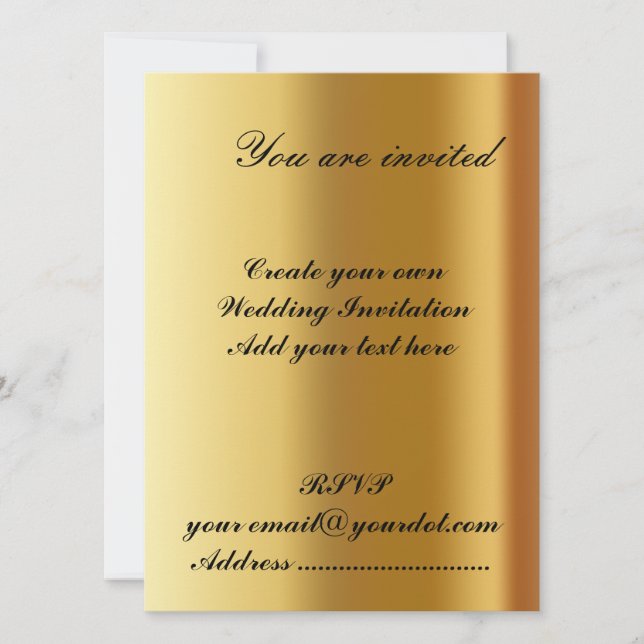Invitation de mariage 2 (Devant)