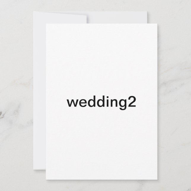 Invitation de mariage 2 (Devant)