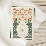 Invitation de mariage Art Nouveau vintage<br><div class="desc">Cette invitation de mariage de la collection Art Nouveau présente un magnifique design floral vintage qui dégage une élégance moderne. Personnalisez-la avec vos détails facilement et rapidement. Appuyez simplement sur le bouton 'personnaliser' pour réorganiser et formater le style et l'emplacement du texte.</div>