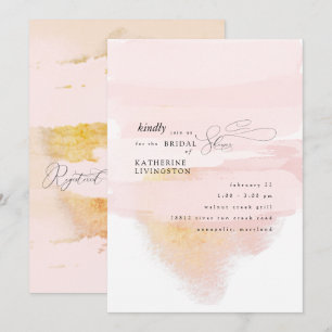 Invitation de mariage artistique contemporain mode