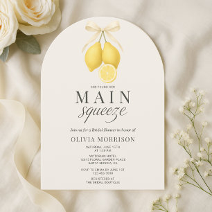 Invitation de Mariage au Citron Main Squeeze