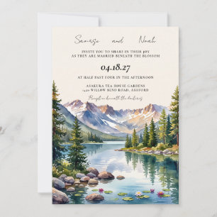 Invitation de mariage au parc national du lac Taho