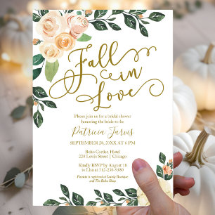 Invitation de mariage automnal à budget maîtrisé
