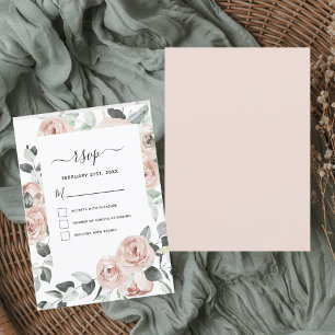 Invitation de mariage avec feuillage floral d'euca