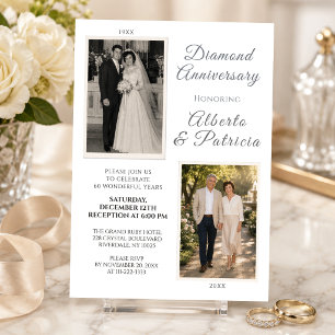 Invitation de mariage avec photo « Alors et mainte