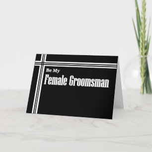 Invitation de mariage avec rayures pour demoiselle