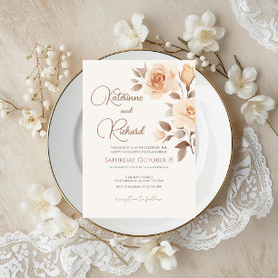 Invitation de mariage bohème