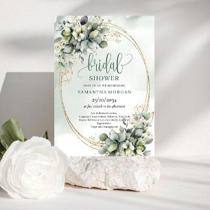 Invitation de mariage botanique aquarelle