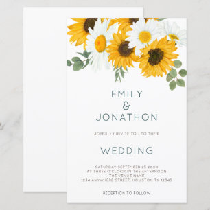 Invitation de mariage budget bohème rustique tourn