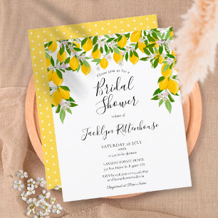 Invitation de mariage Budget Lemon Blossom