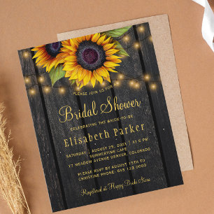 Invitation de mariage champêtre pas chère avec tou