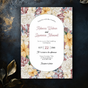 Invitation de mariage chic de jardin botanique jau