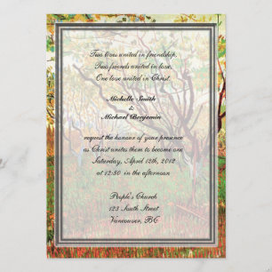 Invitation de mariage chrétien