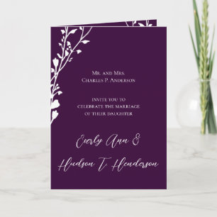 Invitation de mariage chrétien - Deux sont meilleu