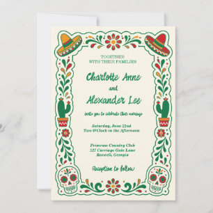 Invitation de mariage Clay Talavera Spanish Fiesta