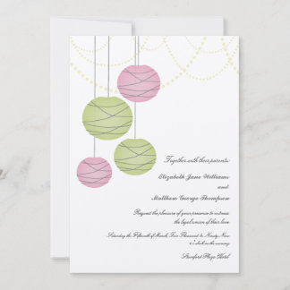 invitation de mariage de jour de lanternes de