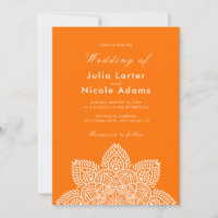 Invitation de mariage de luxe métallique géométriq