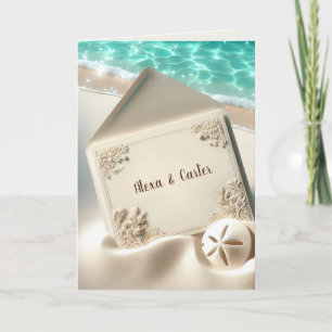 Invitation De Mariage De Plage Tropicale Dans Le S