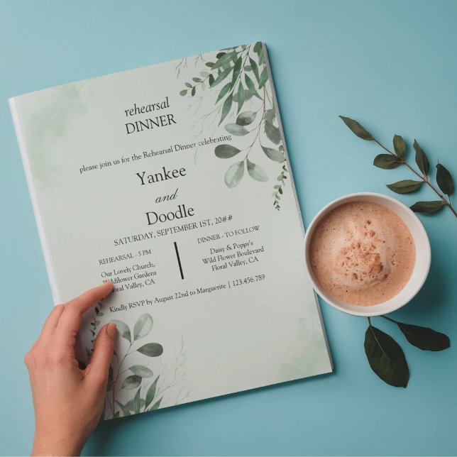Invitation de mariage de printemps aux fleurs sauv (Créateur téléchargé)