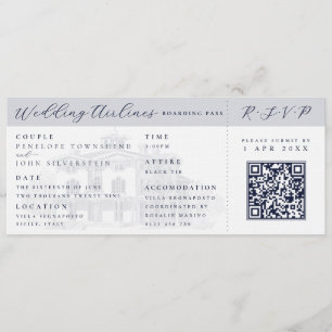 Invitation de mariage Destination Wedding Villa it
