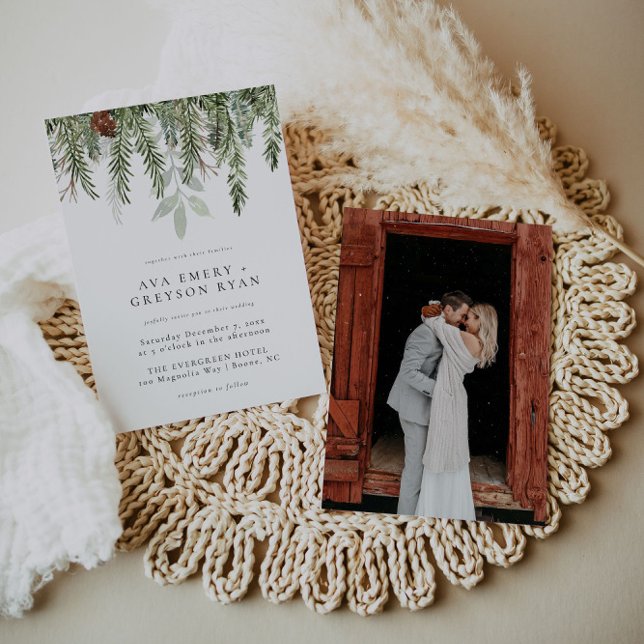 Invitation de mariage d'hiver (Créateur téléchargé)