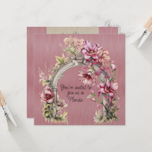 Invitation De Mariage D'Hiver En Floride