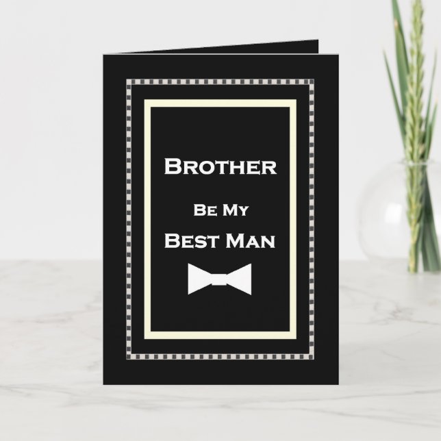 Invitation de mariage du témoin avec nom personnal (Devant)