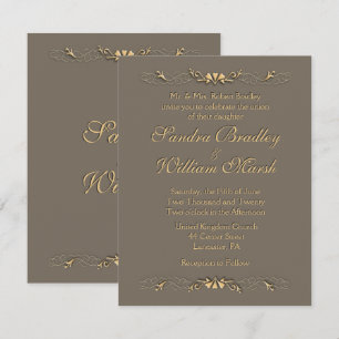 Invitation de mariage élégante