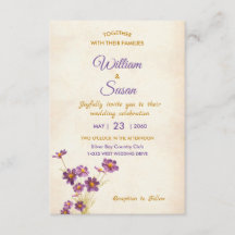 Invitation de mariage élégante