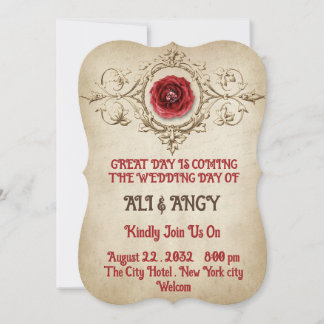 Invitation de mariage élégante