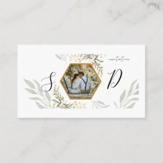 Invitation de mariage élégante conçue pour célébre