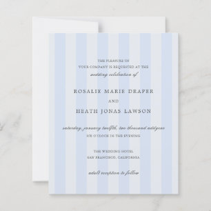 Invitation de mariage élégante et économique à ray