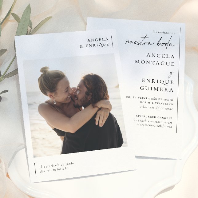 Invitation de Mariage Élégante et Moderne (Créateur téléchargé)