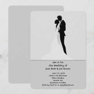 Invitation de mariage élégante moderne