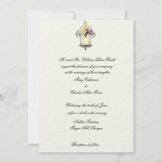 Invitation de mariage élégante ou affaire formelle