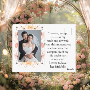 Invitation de mariage élégante personnalisable T
