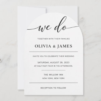 Invitation de mariage élégante pour vous